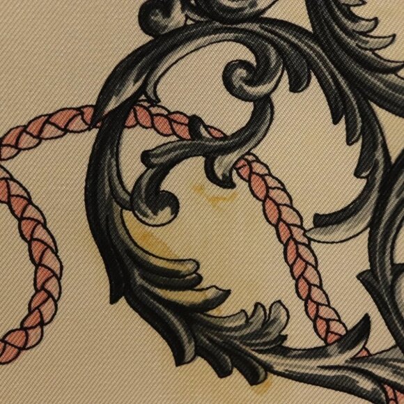 HERMES Carre 90 Scarf ""les cles key"" Silk Pink - Picture 8 of 10